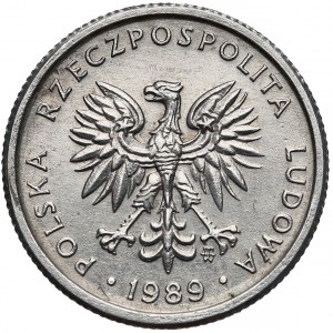 Próba ALUMINIUM 1 złoty 1989 - 1 z 18 sztuk