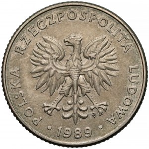 Próba MIEDZIONIKIEL 20 złotych 1989 - b. rzadka