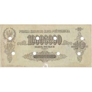 Falsyfikat z epoki 10 mln mkp 1923