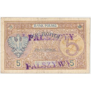 Falsyfikat z epoki 5 złotych 1924