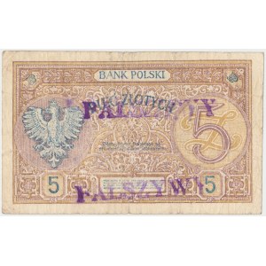 Falsyfikat z epoki 5 złotych 1924