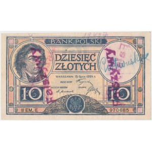 Falsyfikat z epoki 10 złotych 1924