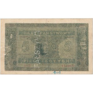 Falsyfikat z epoki 5 złotych 1926