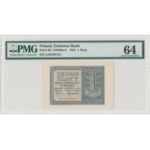 1 złoty 1941 - AA - PMG 64