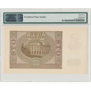 100 złotych 1940 - Ser.B - Falsyfikat ZWZ - PMG 67 EPQ