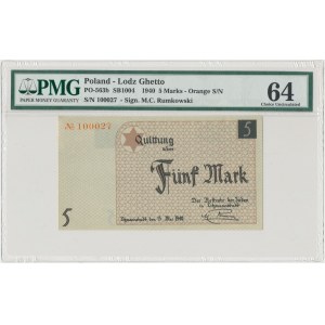 Getto 5 marek 1940 - papier kartonowy - PMG 64