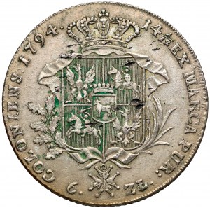Poniatowski, Talar 6-złotowy 1794
