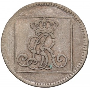 Poniatowski, Grosz srebrny 1766 F.S - z napisem