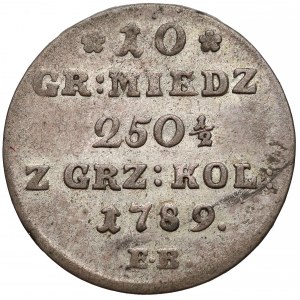 Poniatowski, 10 groszy 1789 E.B. 
