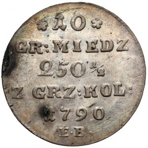 Poniatowski, 10 groszy 1790 E.B. 