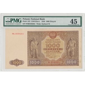 1.000 złotych 1946 - Wb. - seria zastępcza - PMG 45