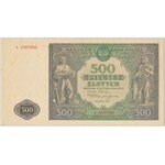 500 złotych 1946 - L - PMG 58 EPQ