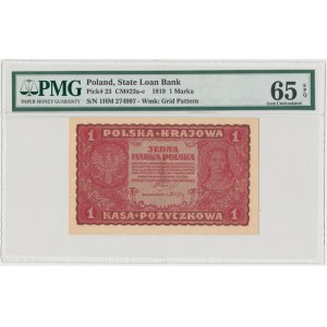 1 mkp 08.1919 - I Serja HM - PMG 65 EPQ