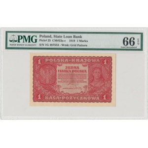 1 mkp 08.1919 - I Serja G - PMG 66 EPQ