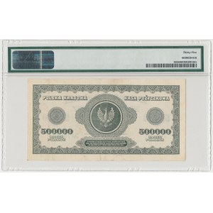 500.000 mkp 1923 - 6 cyfr - Serja AT - PMG 35