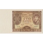 100 złotych 1934 - Ser.BM. - +x+ w znaku wodnym - PMG 66 EPQ