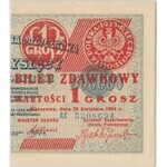 1 grosz 1924 - AX - prawa połowa - PMG 64 EPQ