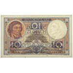 10 złotych 1919 - S.11. A. - brązowa klauzula - PIĘKNY