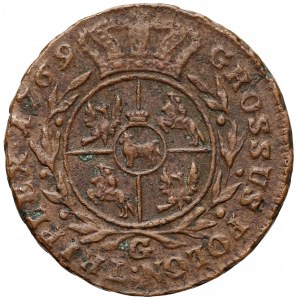 Poniatowski, Trojak Warszawa 1769-G