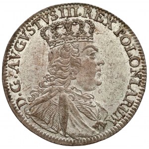 August III Sas, Szóstak Lipsk 1753 EC - pierwszy