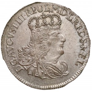 August III Sas, Szóstak Elbląg 1762 ICS - piękny i rzadki 