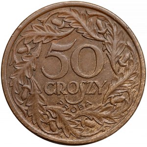 Próba BRĄZ 50 groszy 1938 - rzadkość