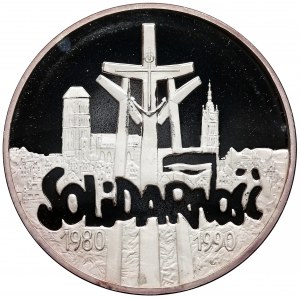 LUSTRZANE 100.000 złotych 1990 Solidarność odm.D