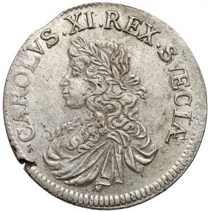 Szwecja, Karol XI, 2 marki 1667