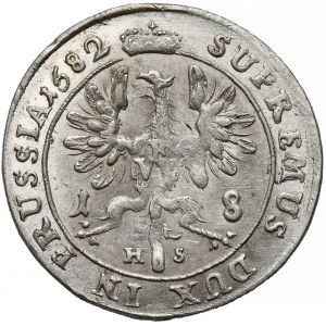 Niemcy, Prusy, Fryderyk Wilhelm, Ort Królewiec 1682 HS - piękny