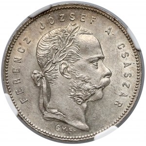 Austro-Węgry, Forint 1868 GYF- NGC MS62