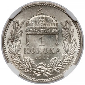 Austro-Węgry, Korona 1912 KB - NGC MS63