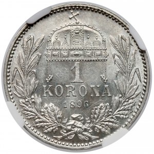Austro-Węgry, Korona 1896 KB - NGC MS63