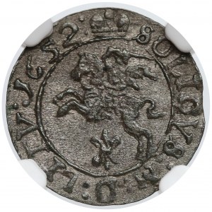 Jan II Kazimierz, Szeląg Wilno 1652 - NGC MS63