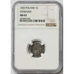 Jan II Kazimierz, Szeląg Wilno 1652 - NGC MS63