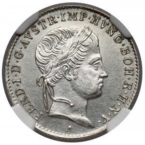 Austria, 5 krajcarów 1837-A - NGC UNC