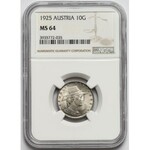 Austria, 10 groschen 1925 - NGC MS64