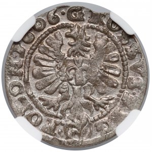 Zygmunt III Waza, Grosz Kraków 1606 - NGC MS61