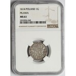 Zygmunt III Waza, Grosz Kraków 1614 - NGC MS61