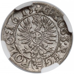 Zygmunt III Waza, Grosz Kraków 1615 - NGC MS61