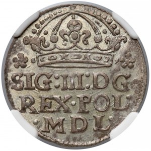 Zygmunt III Waza, Grosz Kraków 1614 - NGC MS61