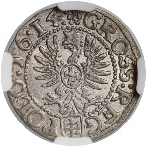 Zygmunt III Waza, Grosz Kraków 1614 - NGC MS61