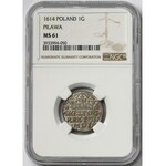 Zygmunt III Waza, Grosz Kraków 1614 - NGC MS61