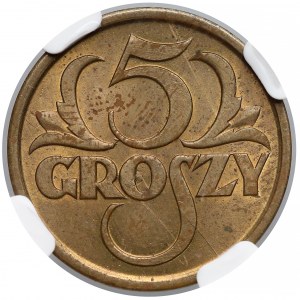 5 groszy 1923 - NGC MS63