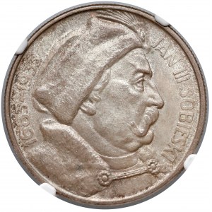 Sobieski 10 złotych 1933 - NGC MS63