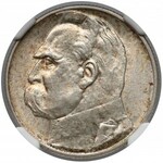 Piłsudski 2 złote 1936 - rzadki rocznik - NGC MS64