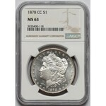 USA, Dolar 1878-CC, Carson City - NGC MS63