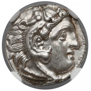 Kings of Macedon, Alexander the Great (336-323 BC), AR Drachm, Amphipolis mint, struck after 323 BC.