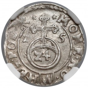 Zygmunt III Waza, Półtorak Kraków 1615 - NGC AU58
