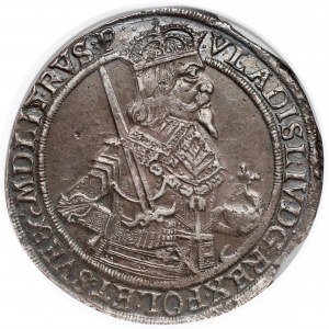 Władysław IV Waza, Talar Toruń 1637 II - NGC AU55