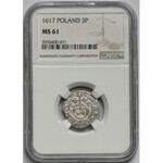 Zygmunt III Waza, Półtorak Bydgoszcz 1617 - NGC MS61